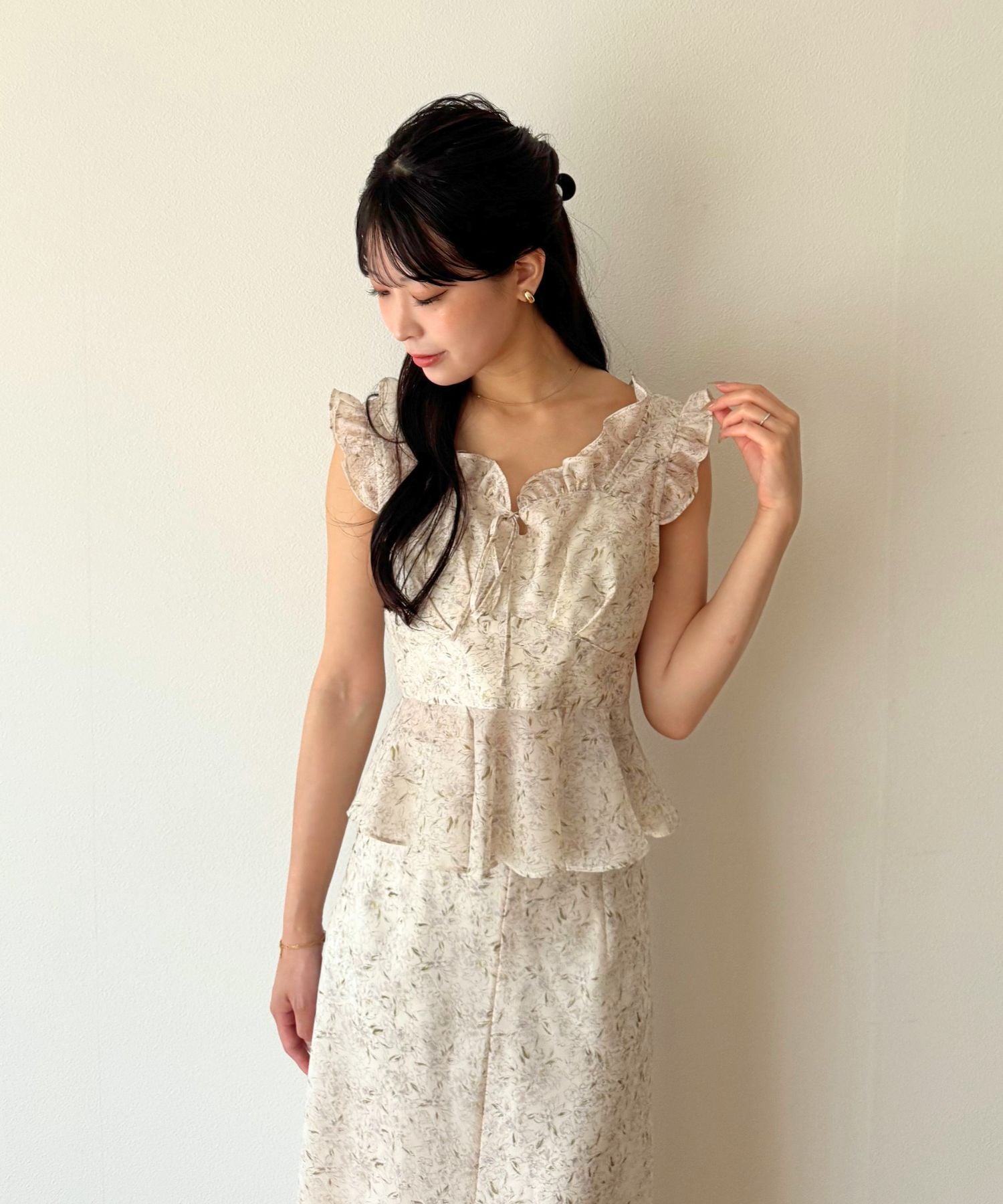 正規品★Deicy フラワーシャワーブラウス&スカート　セット 25th フラワーシャワーブラウス