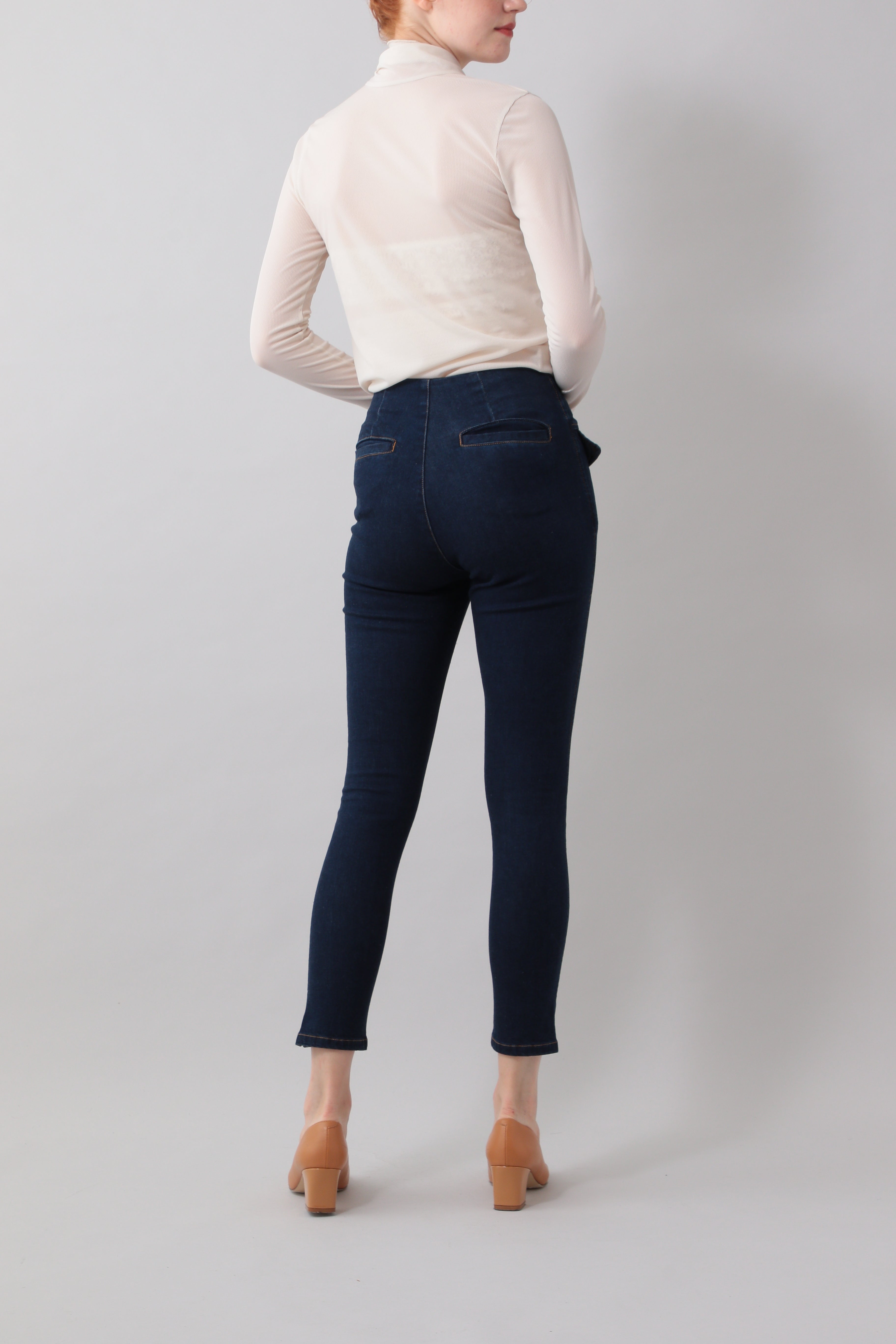 High waist skinny pants