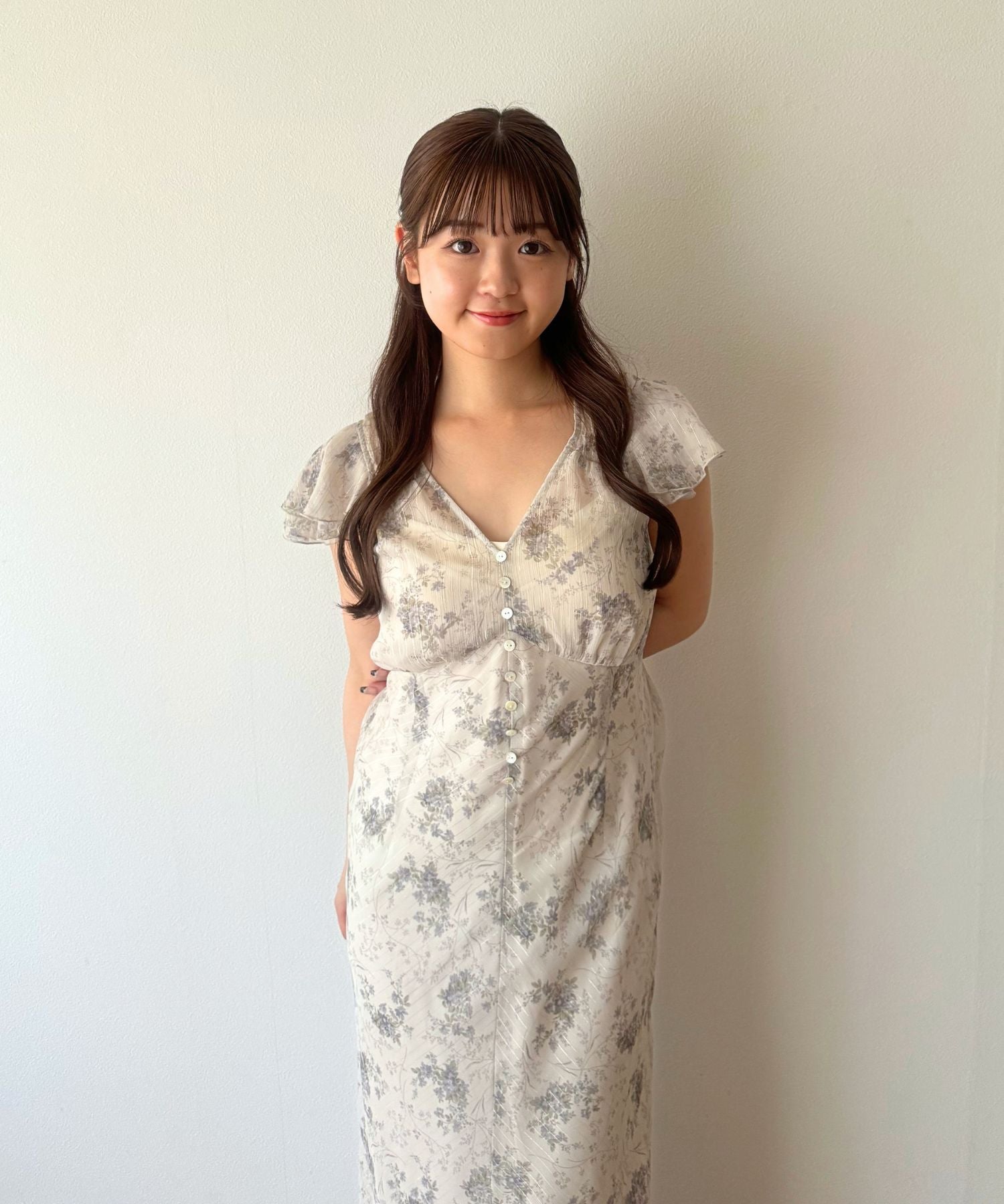 Violetteラメシフォンドレス
