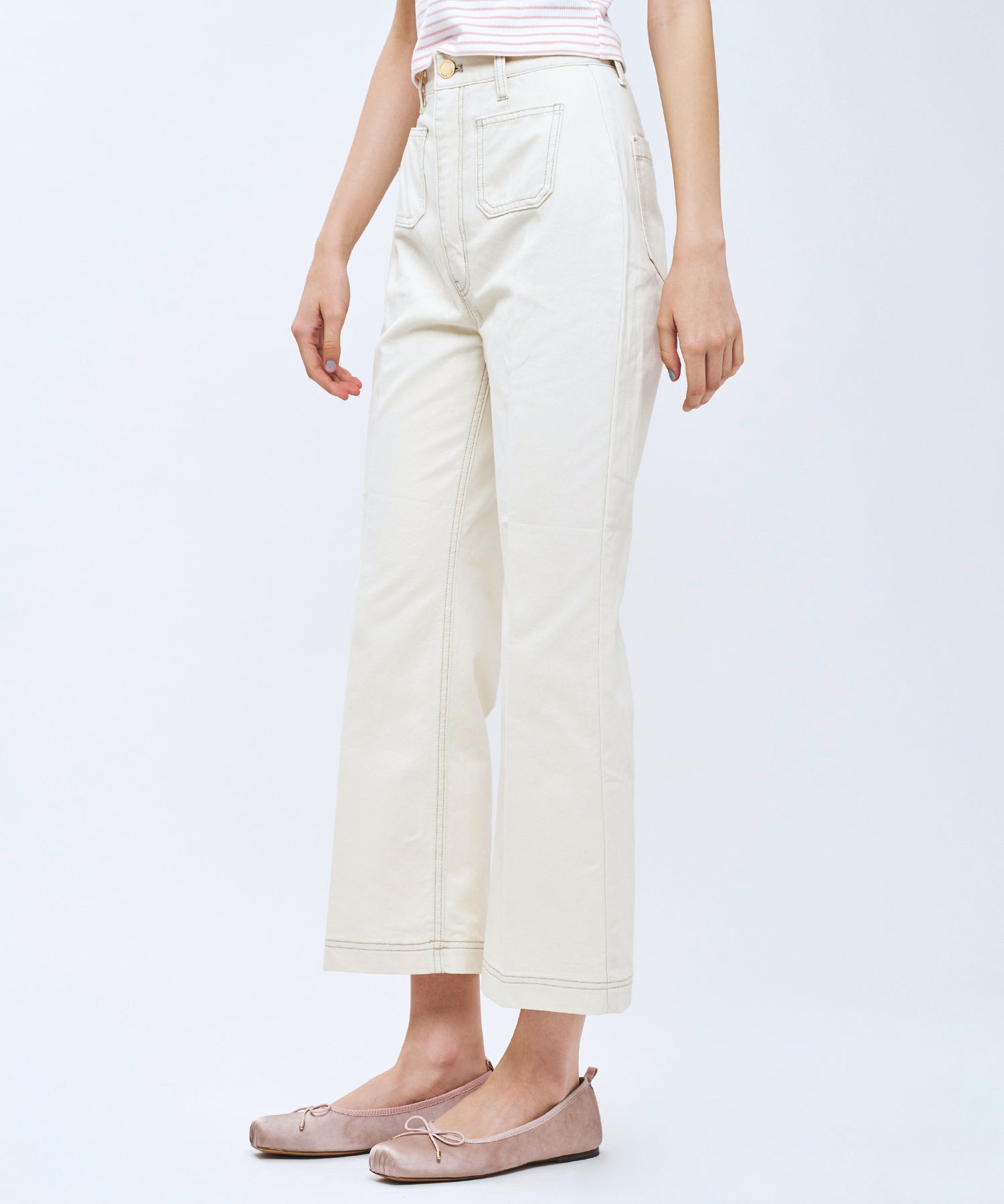 【予約】パッチポケットデニムパンツ