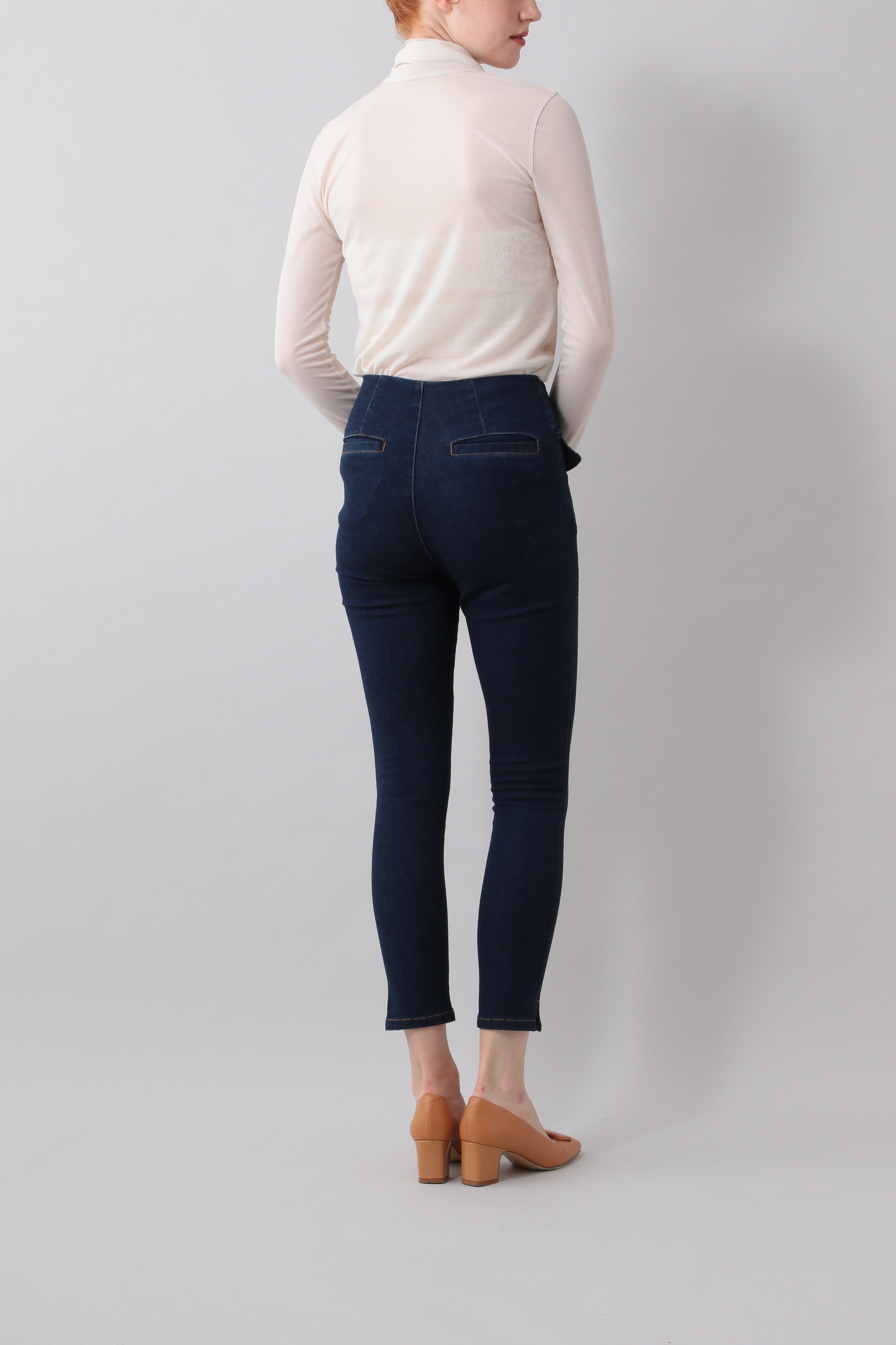 High waist skinny pants