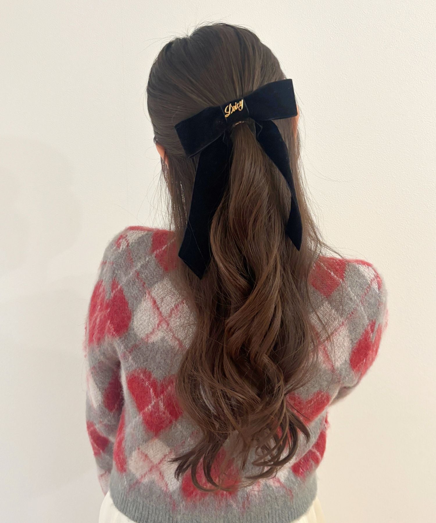 ベロアリボンバレッタ