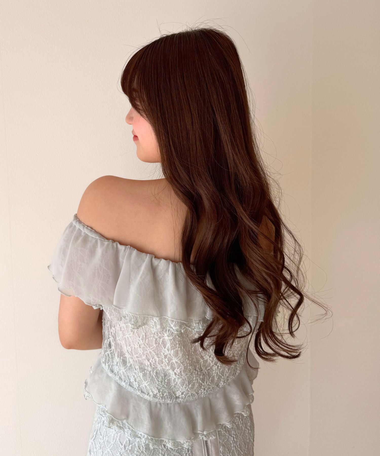 2wayストレッチレーストップス