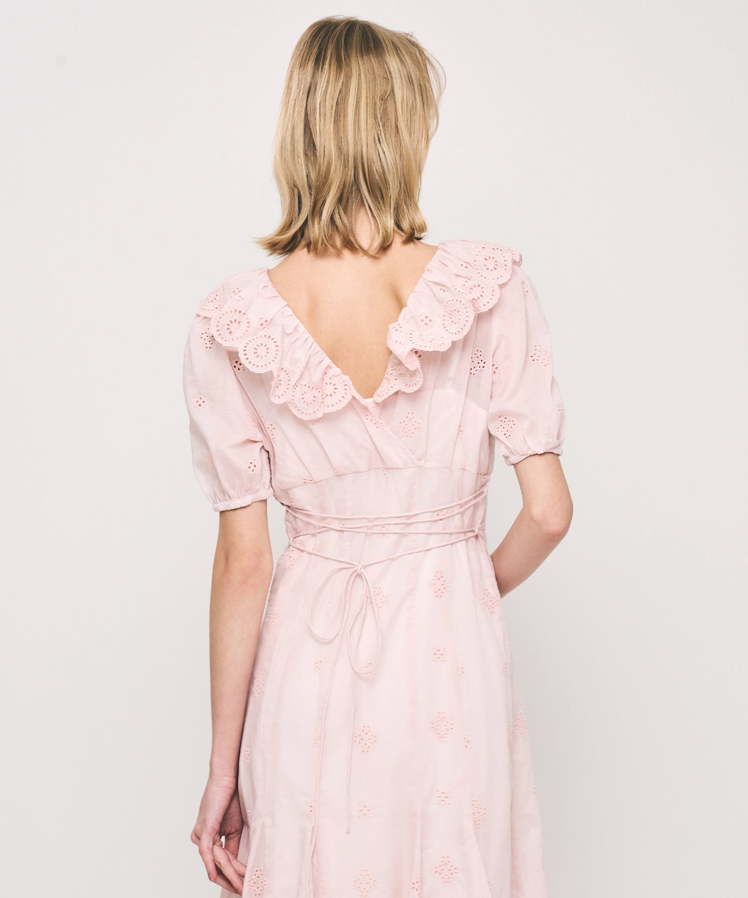 コットンボイルフラワーワンピース