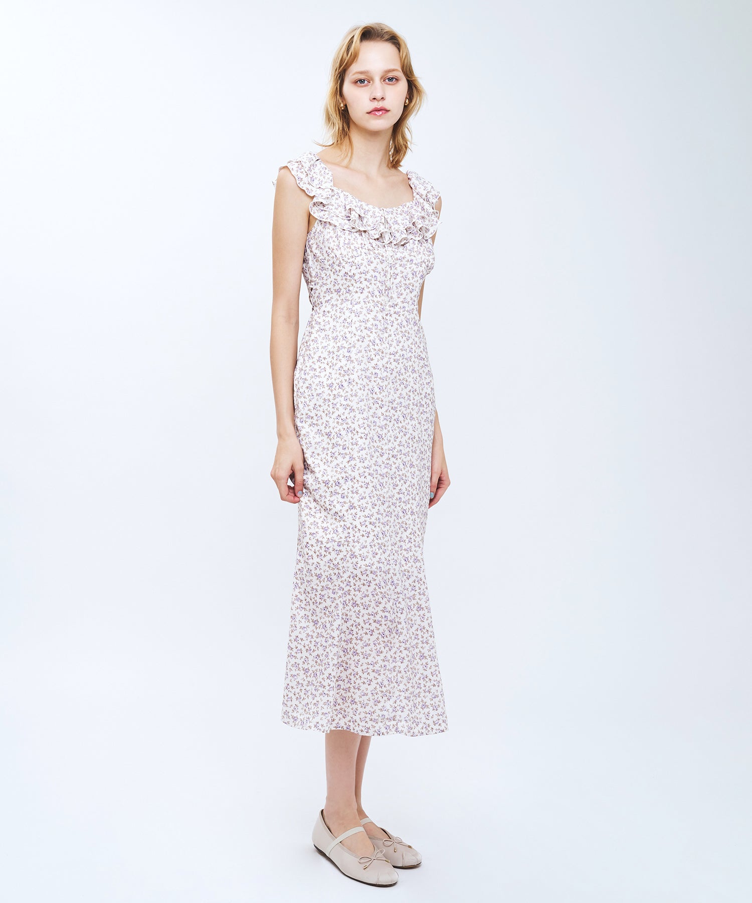 ローズフリルワンピース