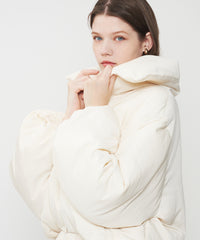 ボリュームカラーショートダウンコート