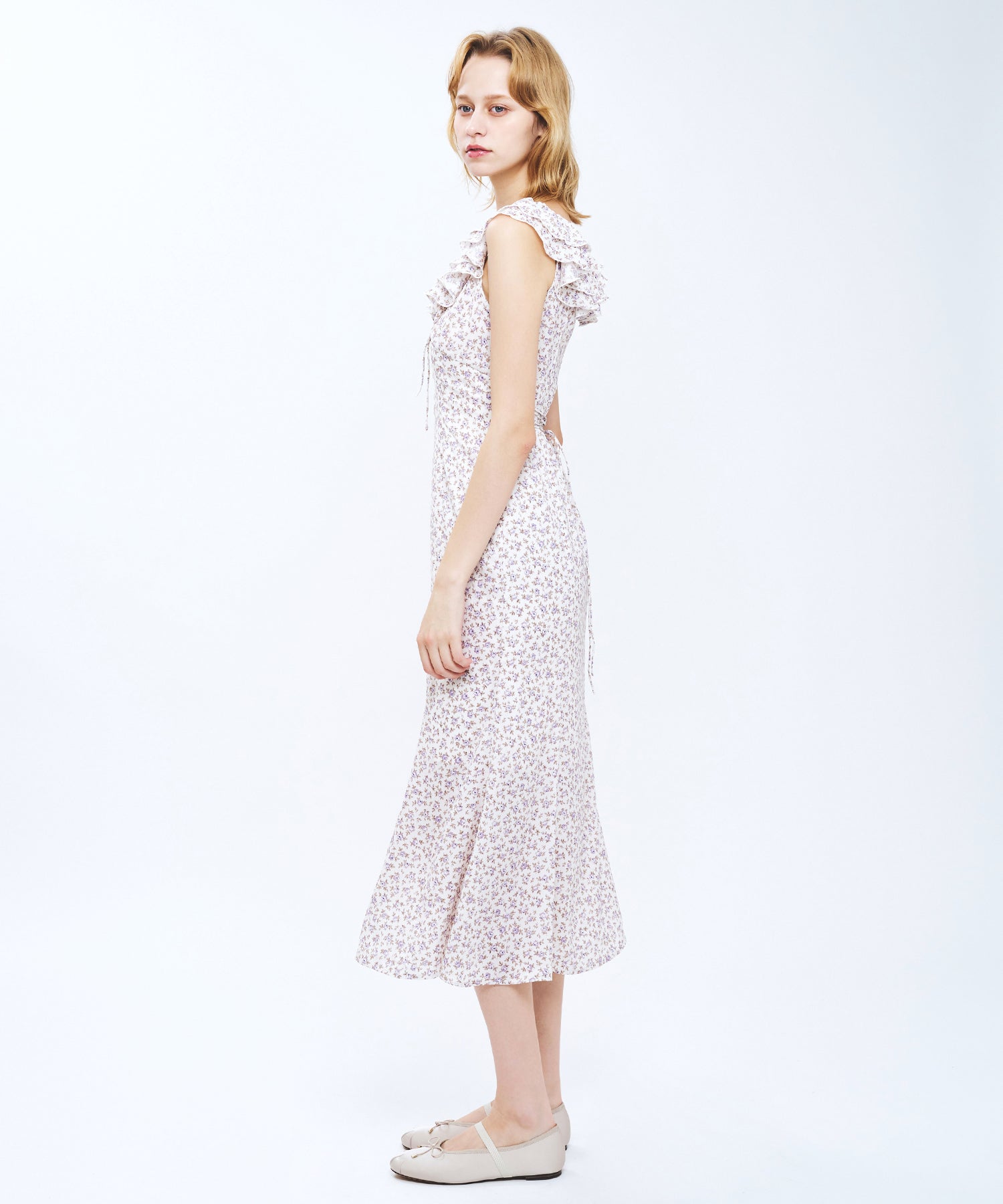 ローズフリルワンピース