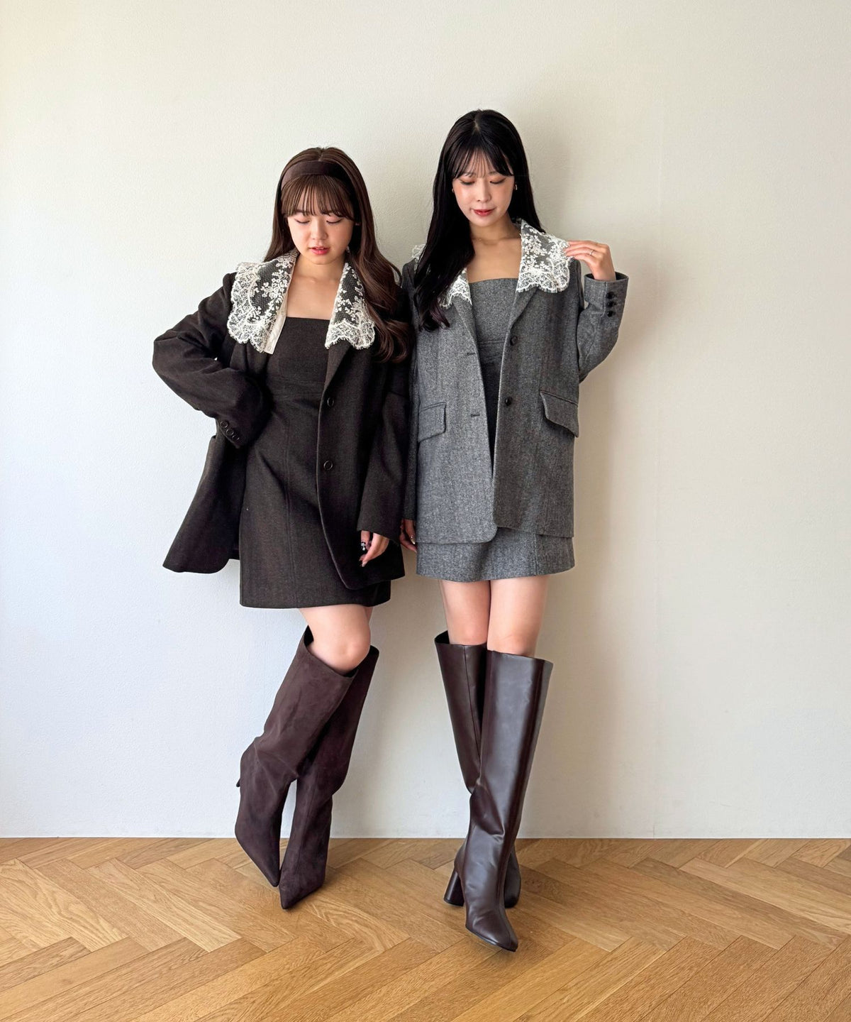 レースカラー2WAYジャケット
