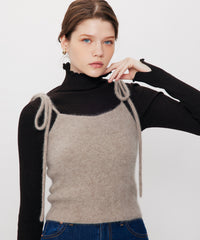 Fox Yak リボンニットキャミ