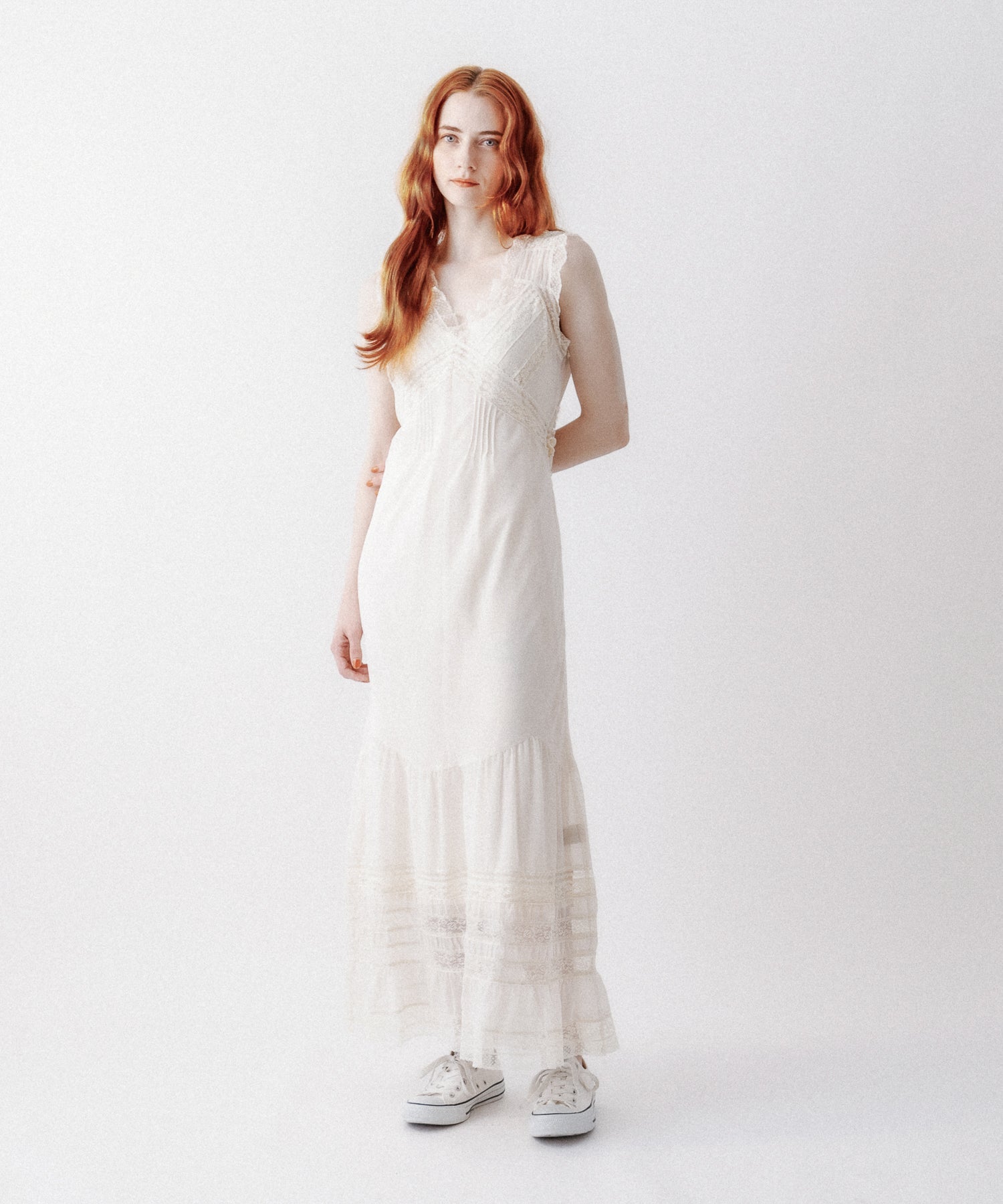 Lace Chiffon Victorian Dress