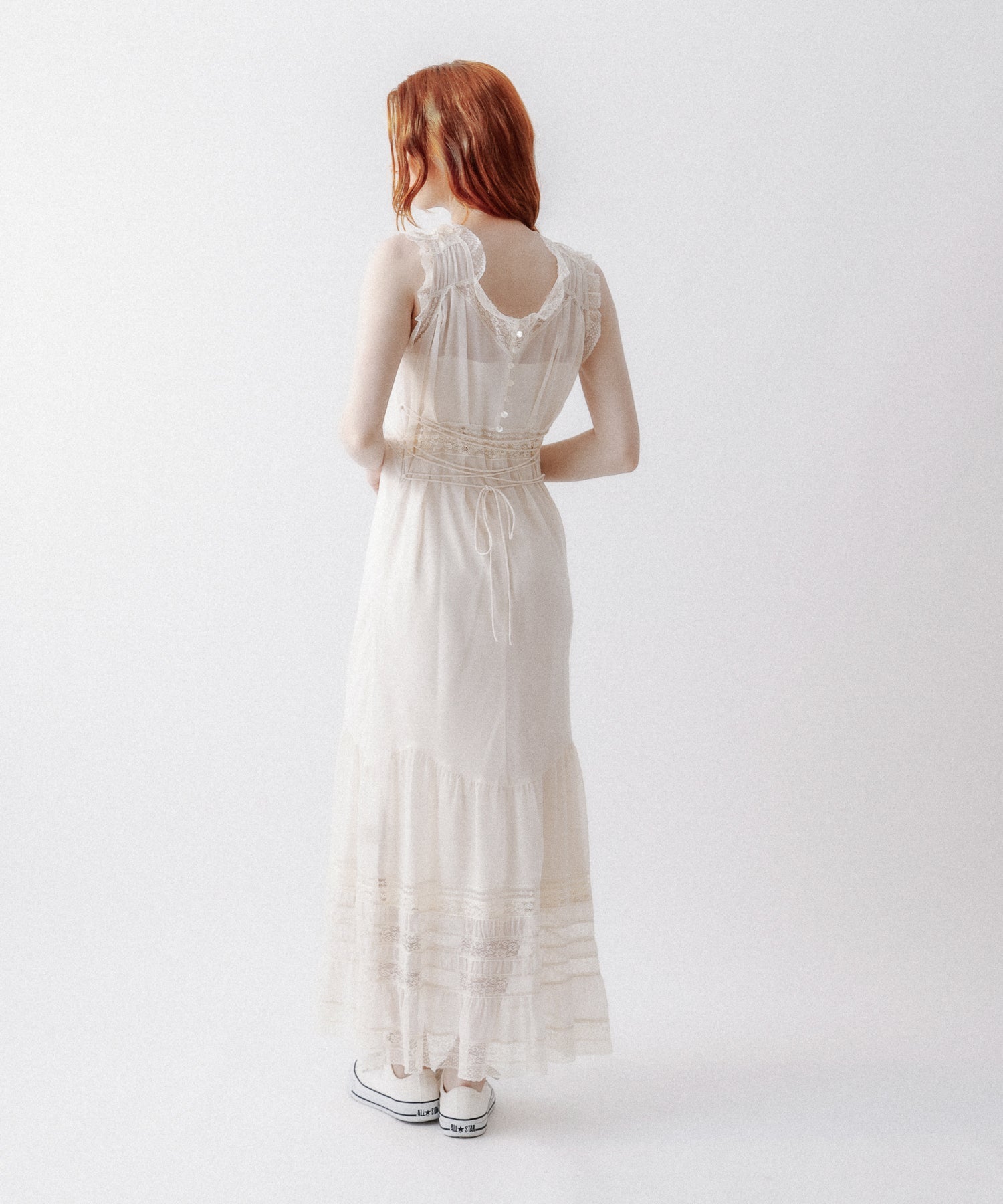 Lace Chiffon Victorian Dress