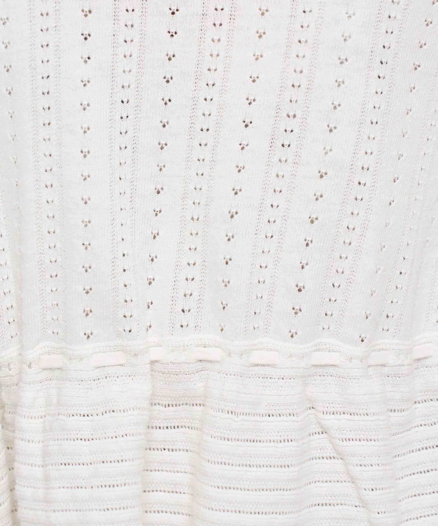 MIXパターンアイレットカーディガン