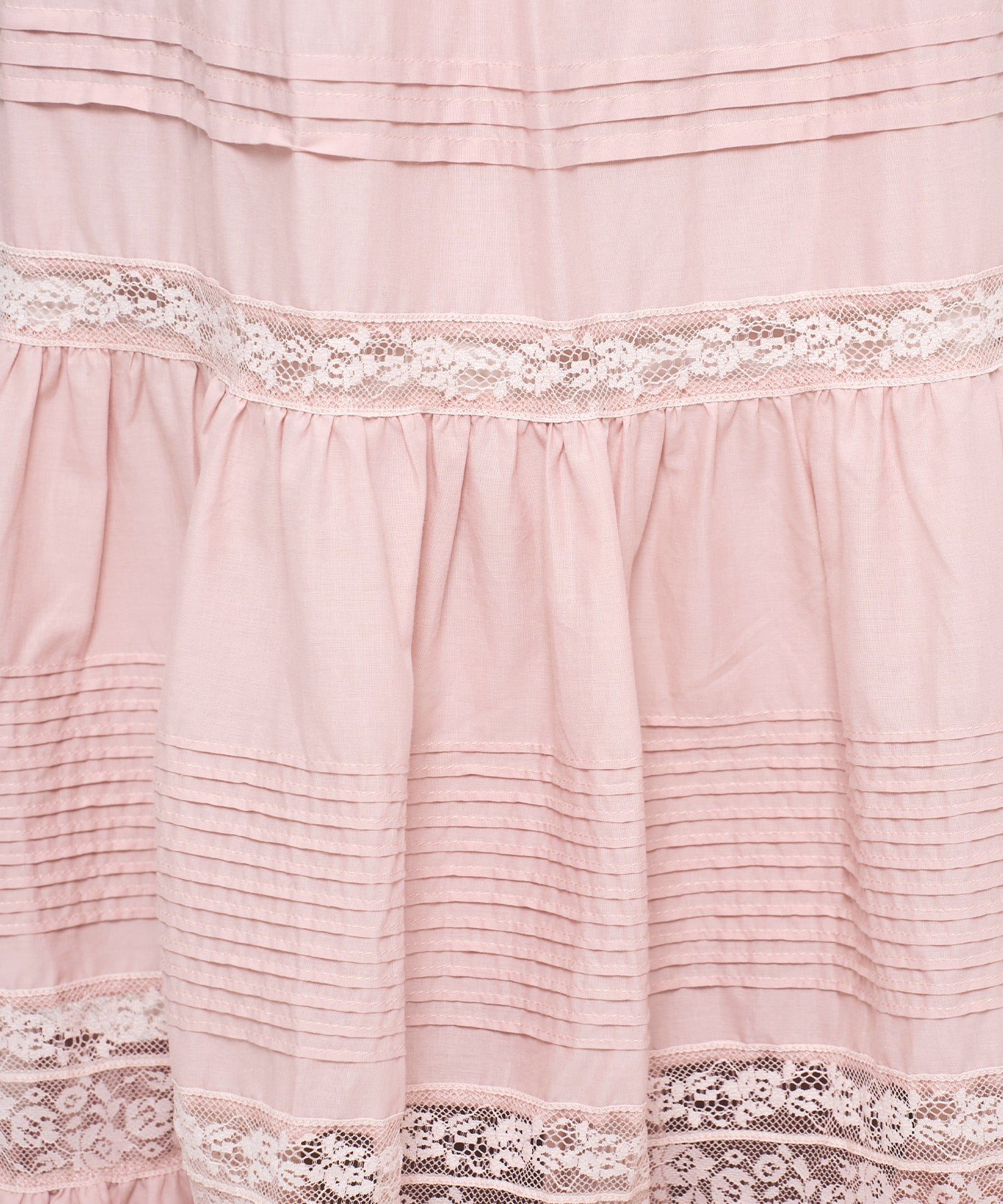 レースMIXティアードスカート