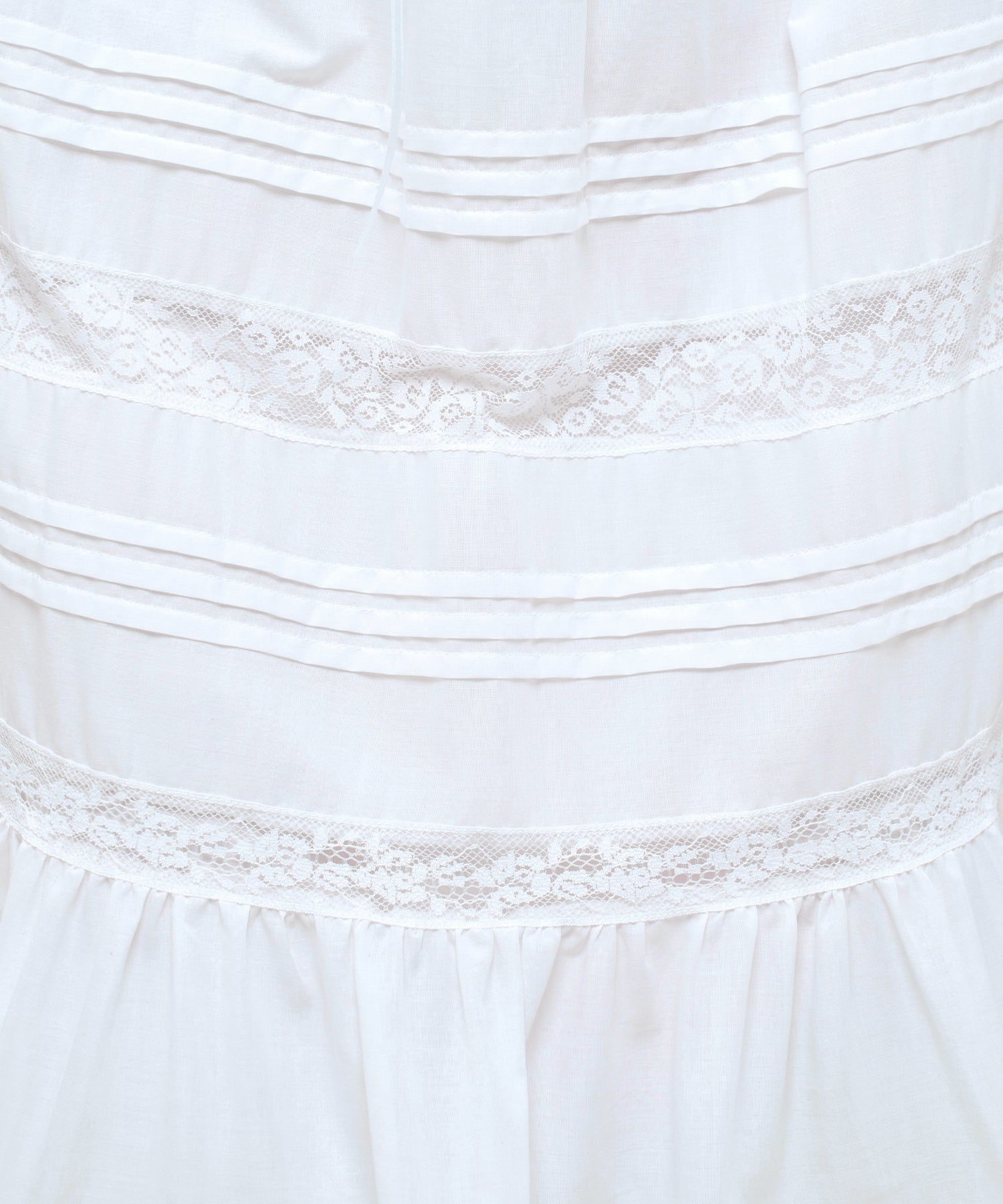 レースMIXティアードスカート