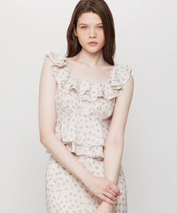 Petit bouquet フリルブラウス