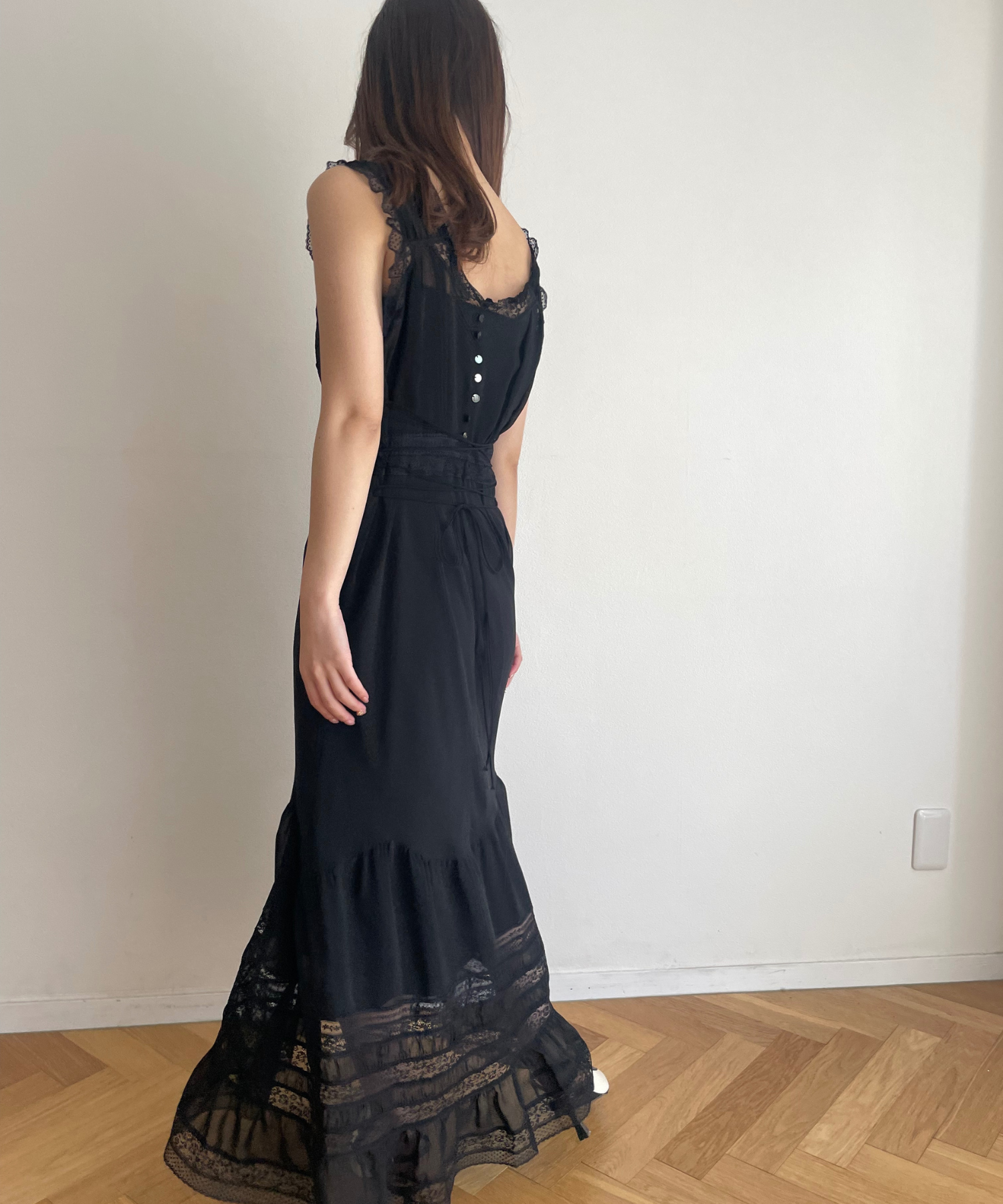 Lace Chiffon Victorian Dress