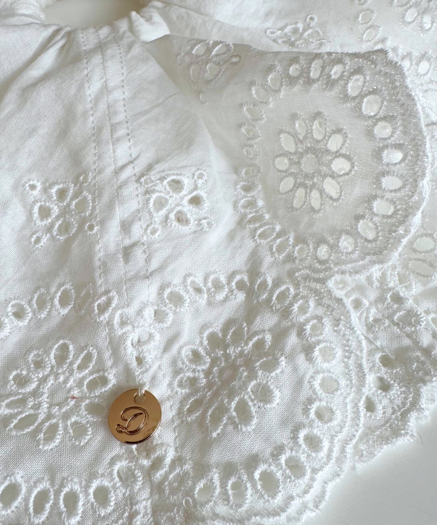 コットンボイルフラワーシュシュ