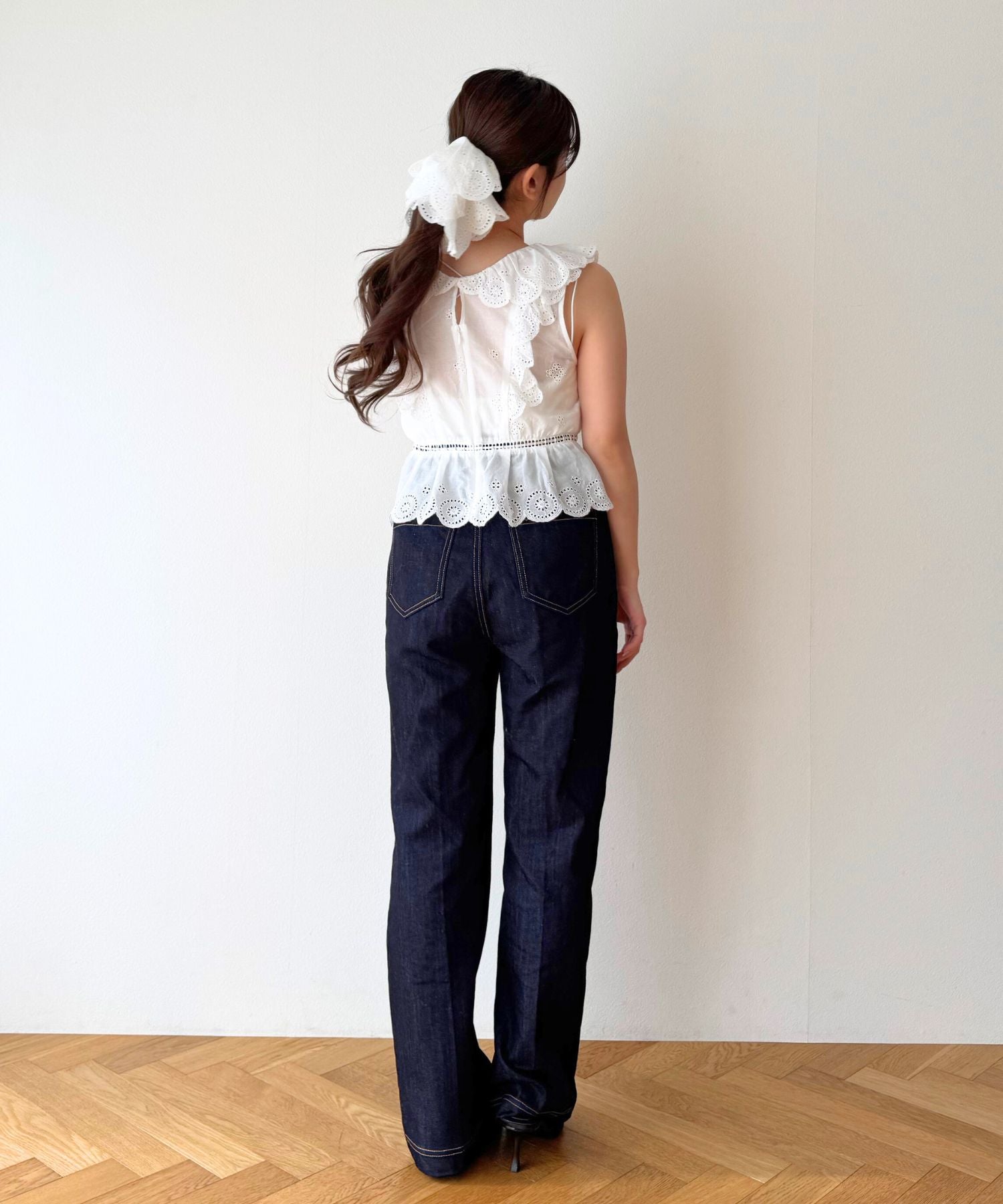 【予約】パッチポケットデニムパンツ