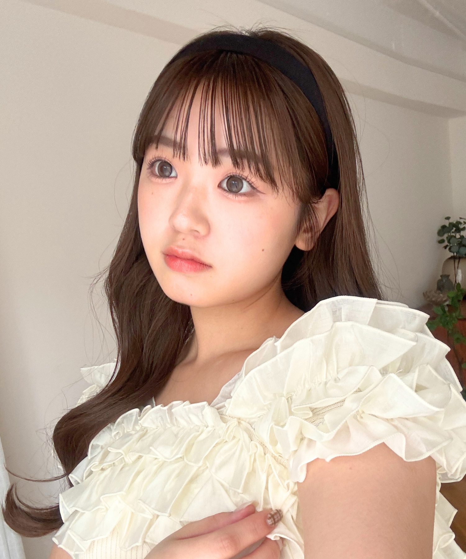 フリル2wayオフショルニット