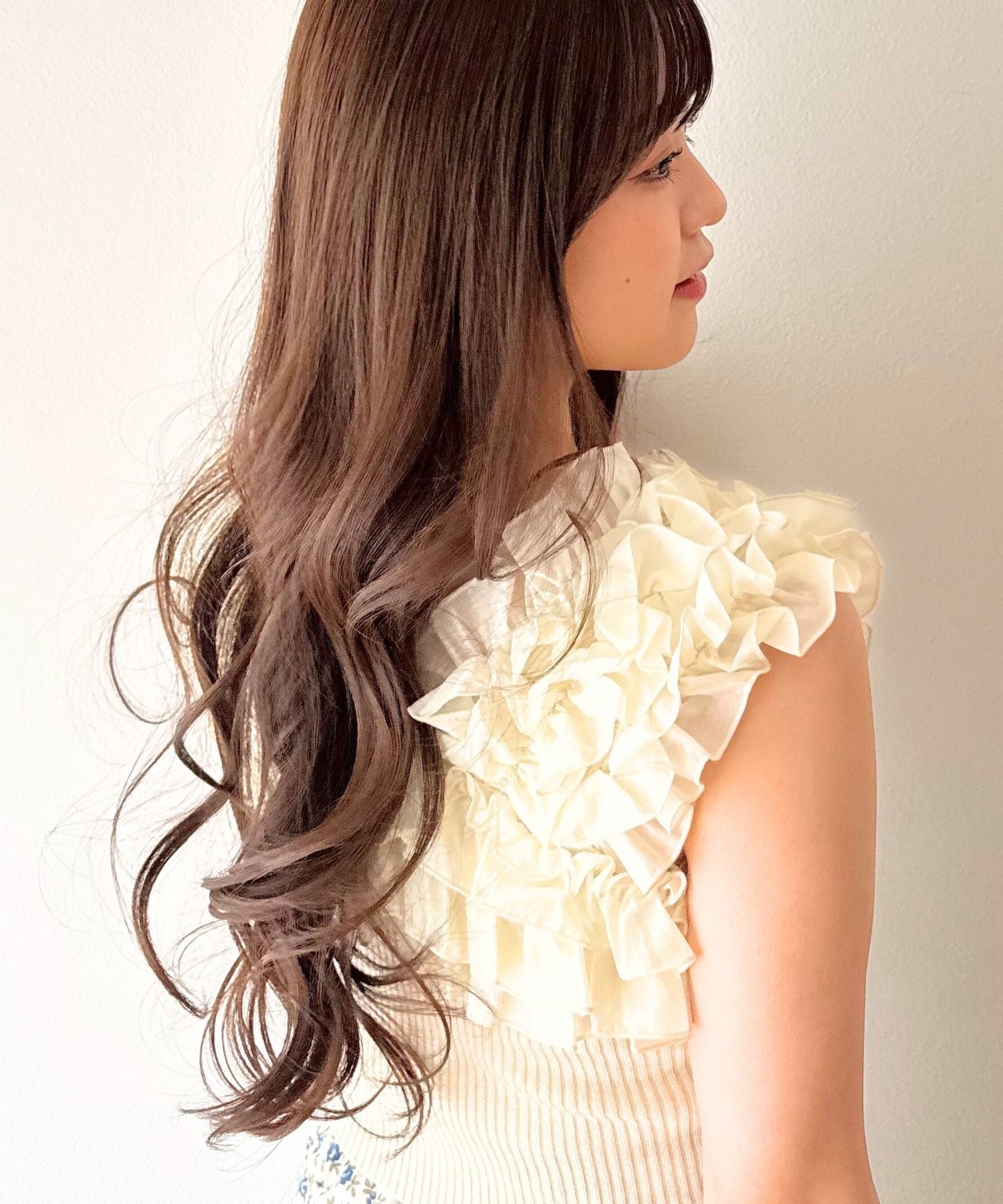 フリル2wayオフショルニット