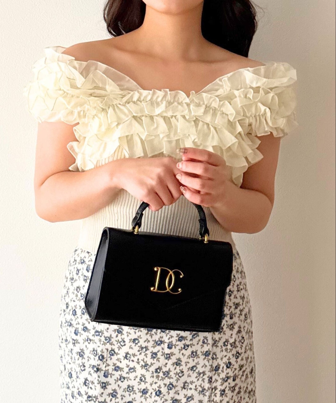 フリル2wayオフショルニット