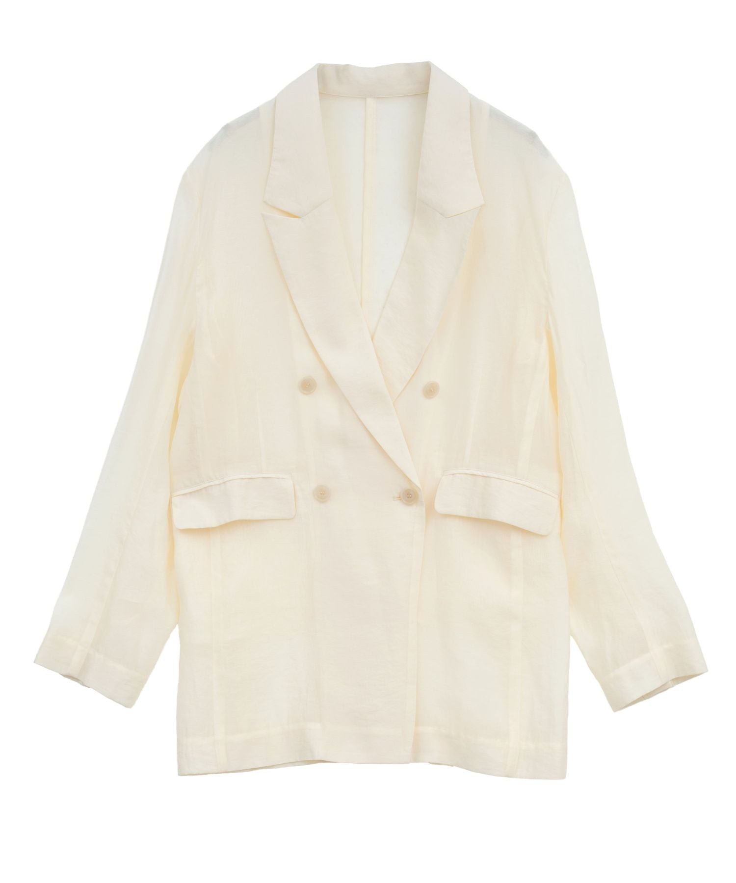 シアーダブルブレストジャケット