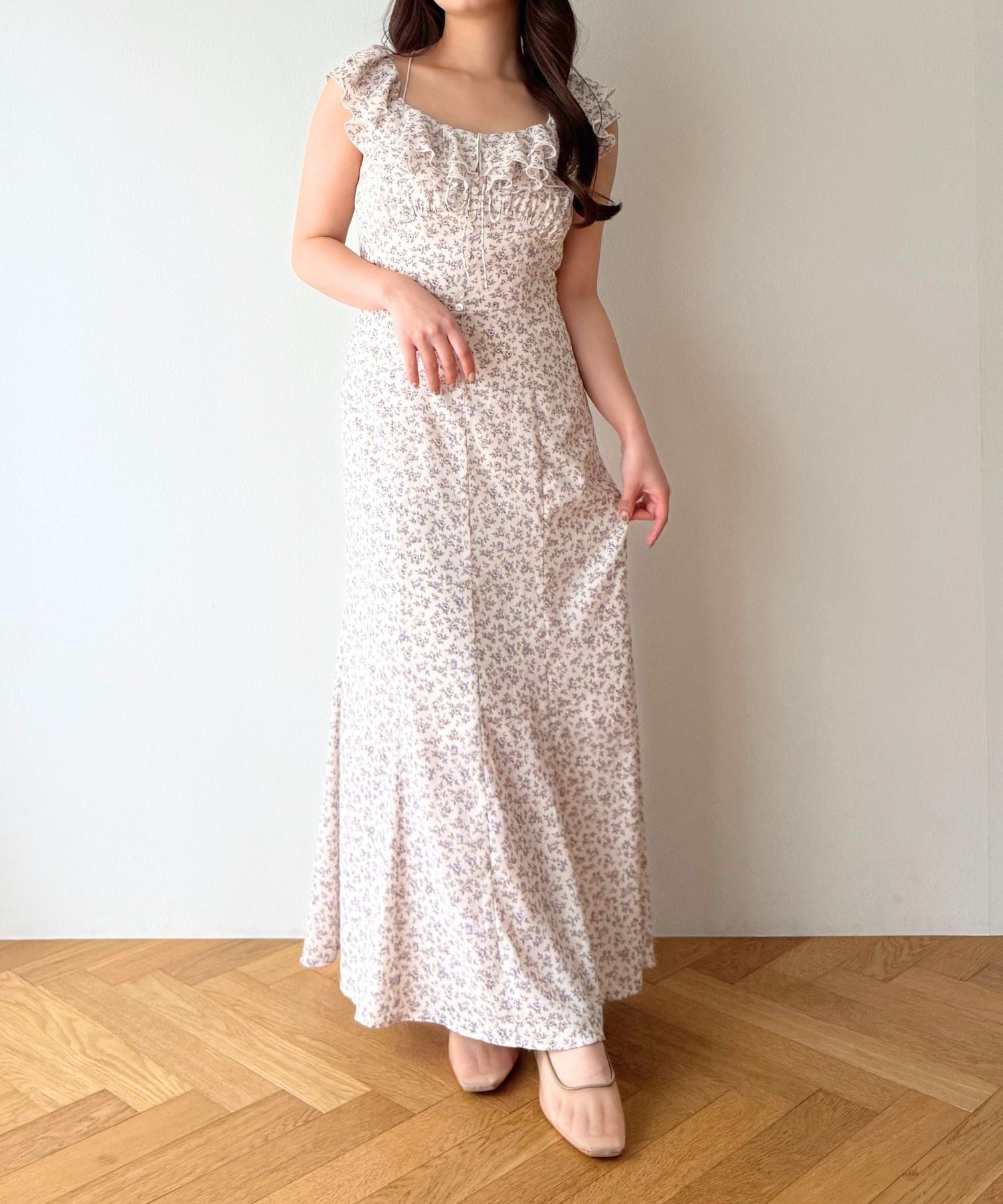 ローズフリルワンピース