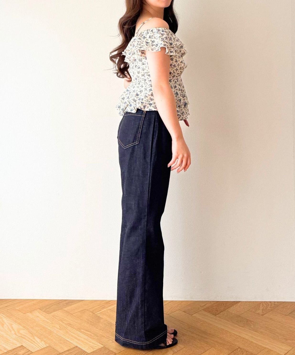 【予約】パッチポケットデニムパンツ